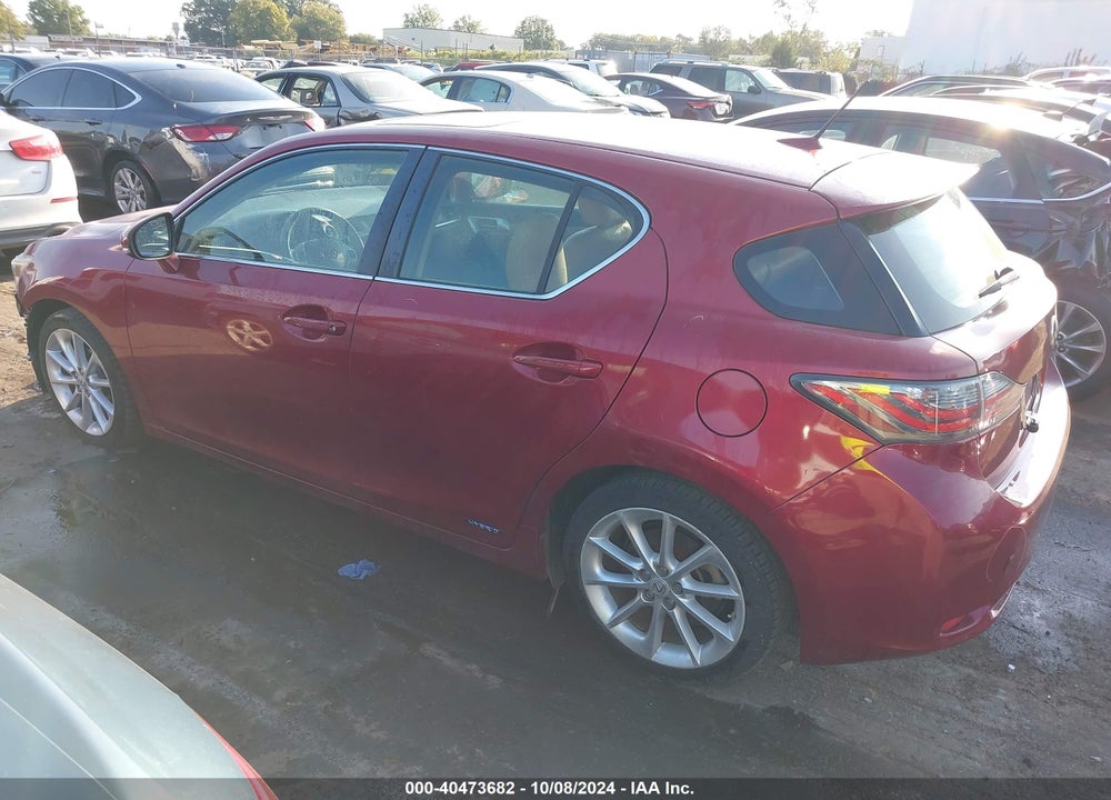 2011 LEXUS CT 200H PREMIUM VIN: JTHKD5BH2B2013366