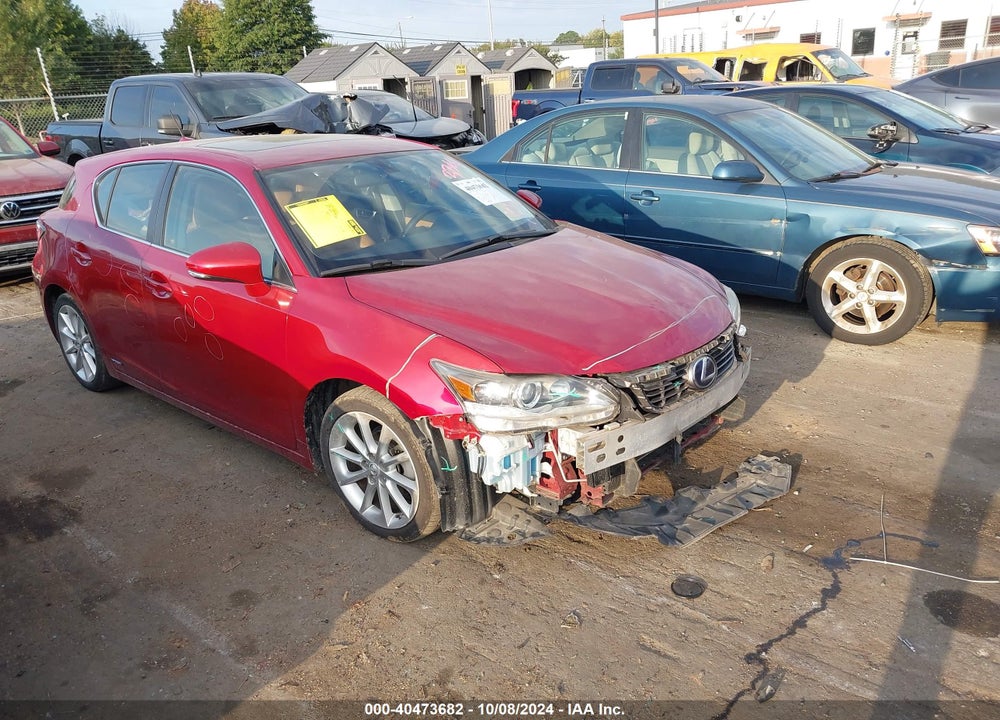 2011 LEXUS CT 200H PREMIUM VIN: JTHKD5BH2B2013366