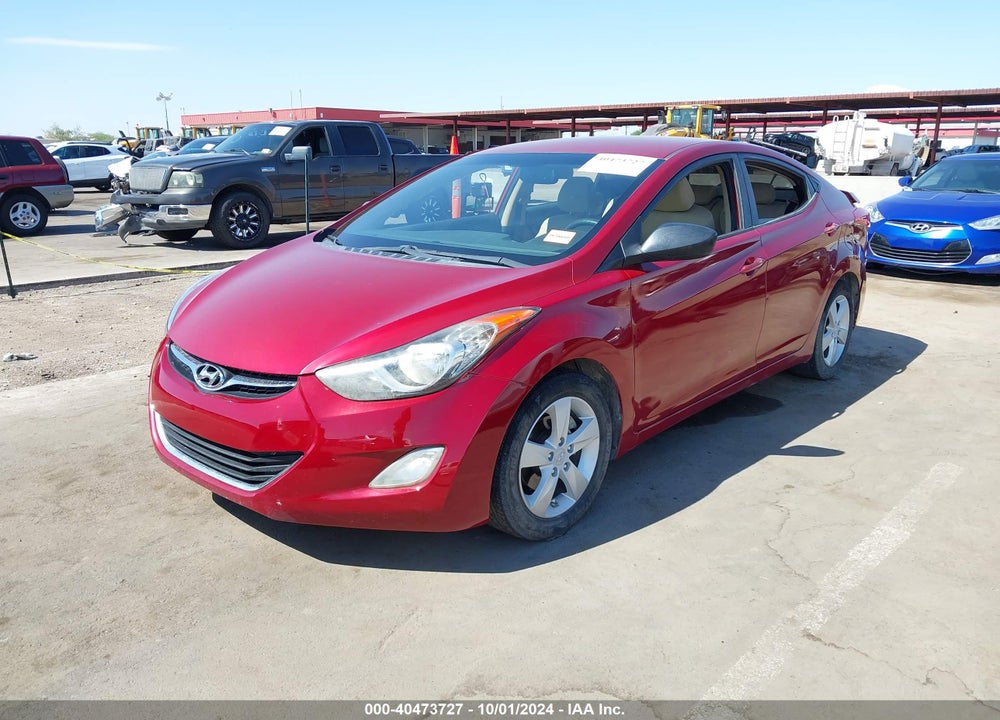 2012 HYUNDAI ELANTRA GLS (ULSAN PLANT) VIN: KMHDH4AE6CU199897