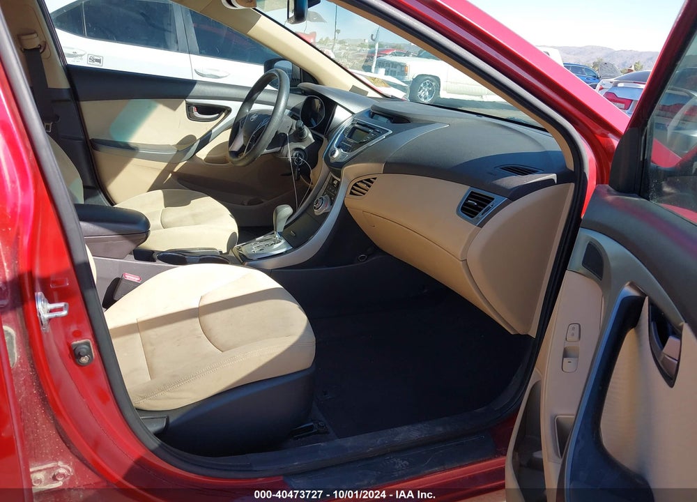 2012 HYUNDAI ELANTRA GLS (ULSAN PLANT) VIN: KMHDH4AE6CU199897