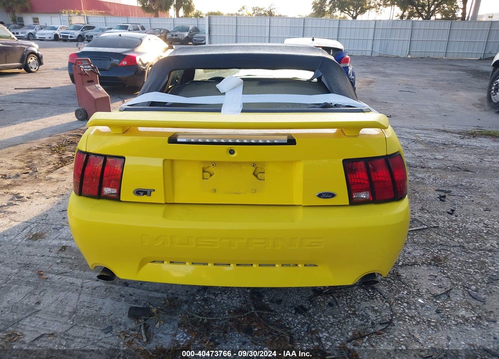 2003 FORD MUSTANG GT VIN: 1FAFP45X23F317627
