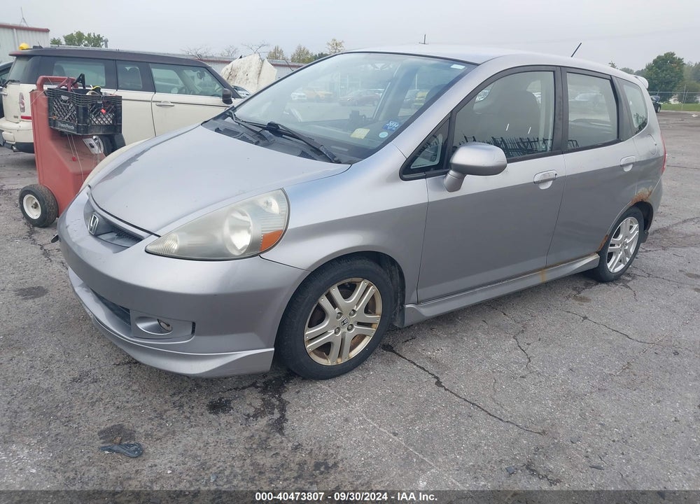 2008 HONDA FIT SPORT VIN: JHMGD38658S023687