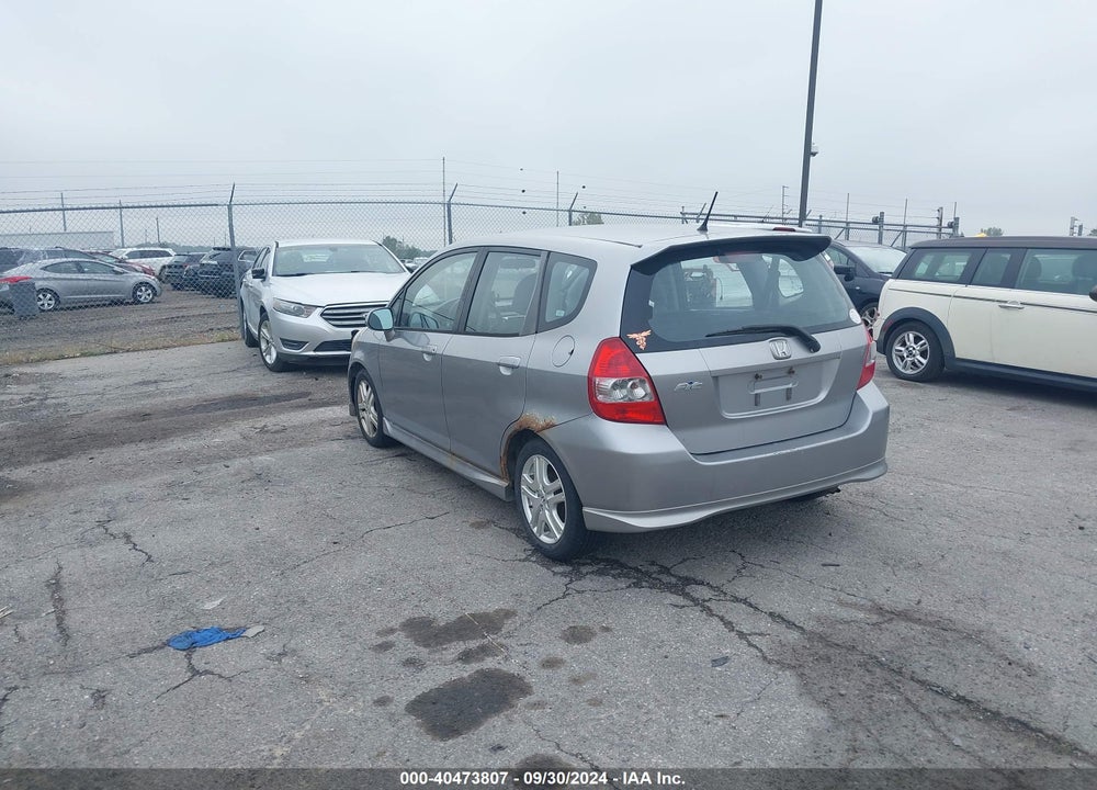 2008 HONDA FIT SPORT VIN: JHMGD38658S023687