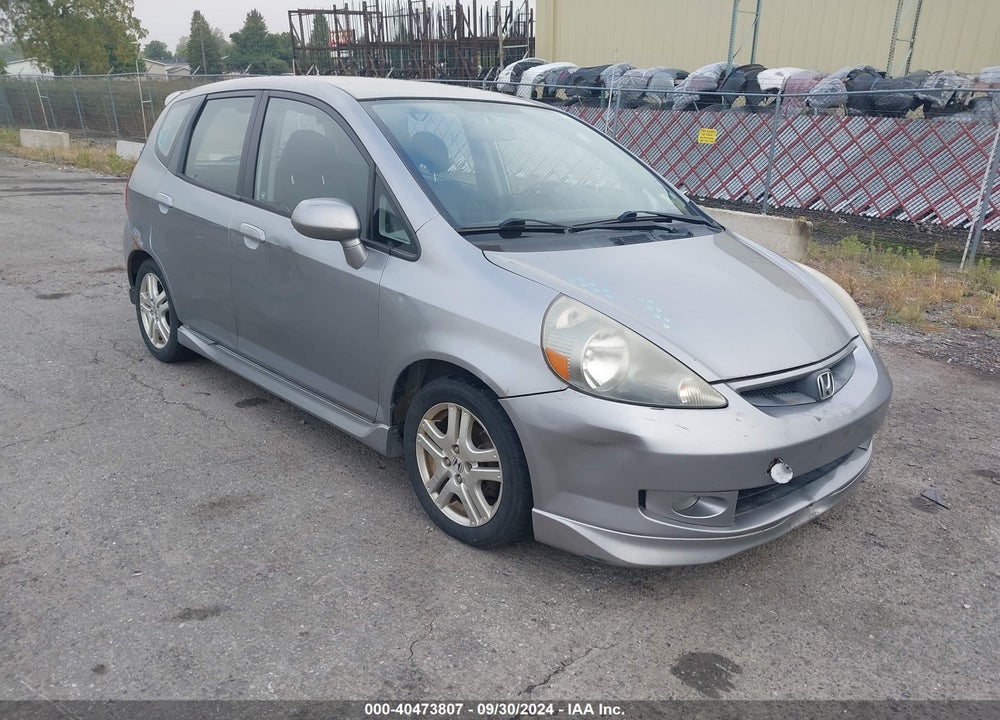 2008 HONDA FIT SPORT VIN: JHMGD38658S023687
