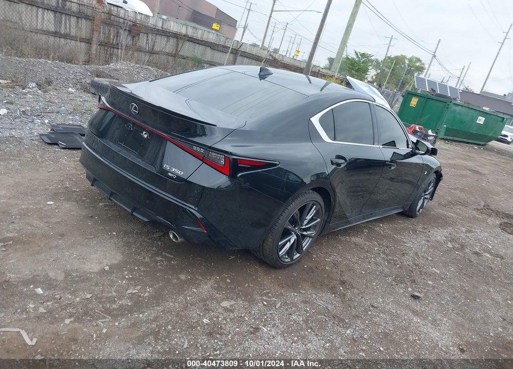 2022 LEXUS IS 350 F-SPORT VIN: JTHGZ1E26N5023795
