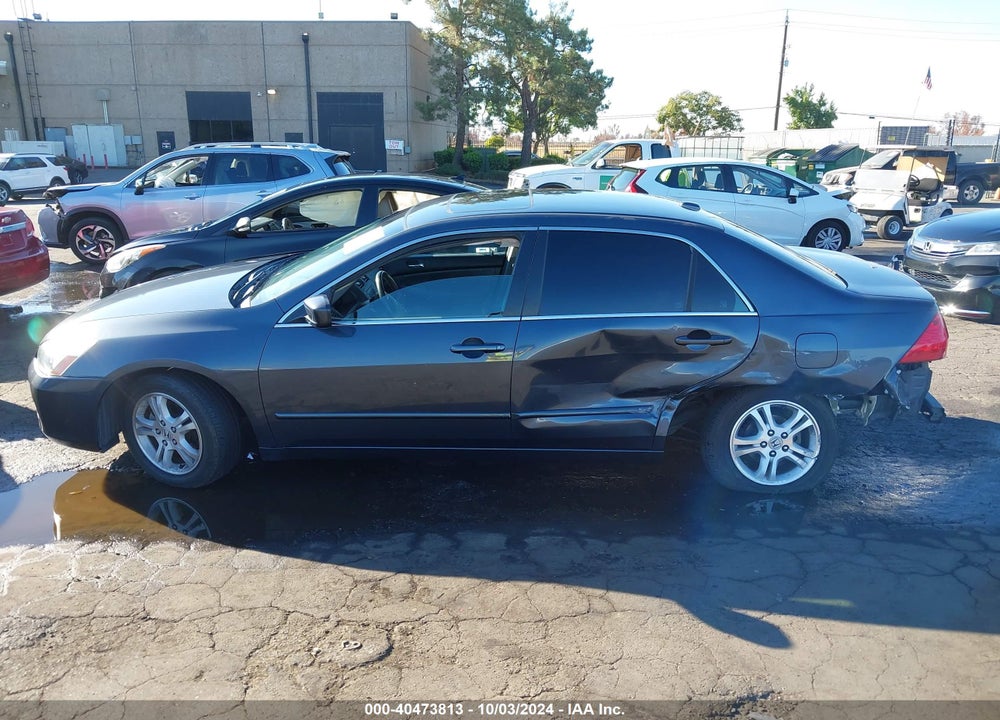 2007 HONDA ACCORD 2.4 EX VIN: 1HGCM56897A195842