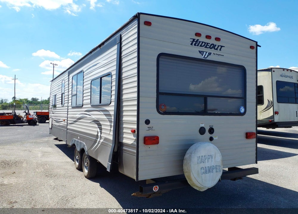 2016 KEYSTONE HIDEOUT 26 RLS VIN: 4YDT26R26G7208171