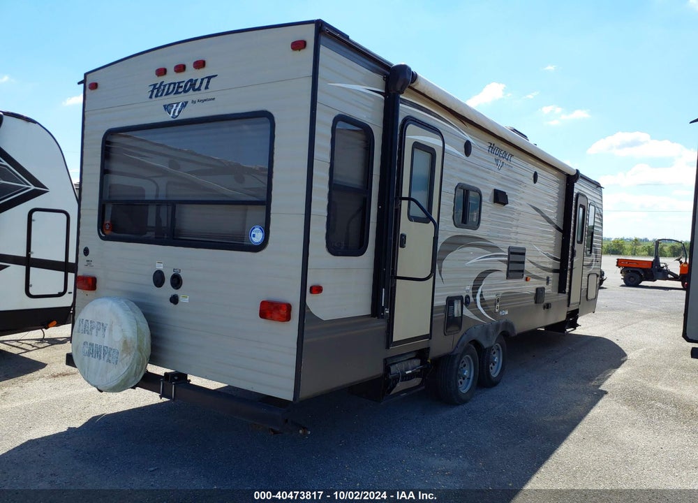 2016 KEYSTONE HIDEOUT 26 RLS VIN: 4YDT26R26G7208171