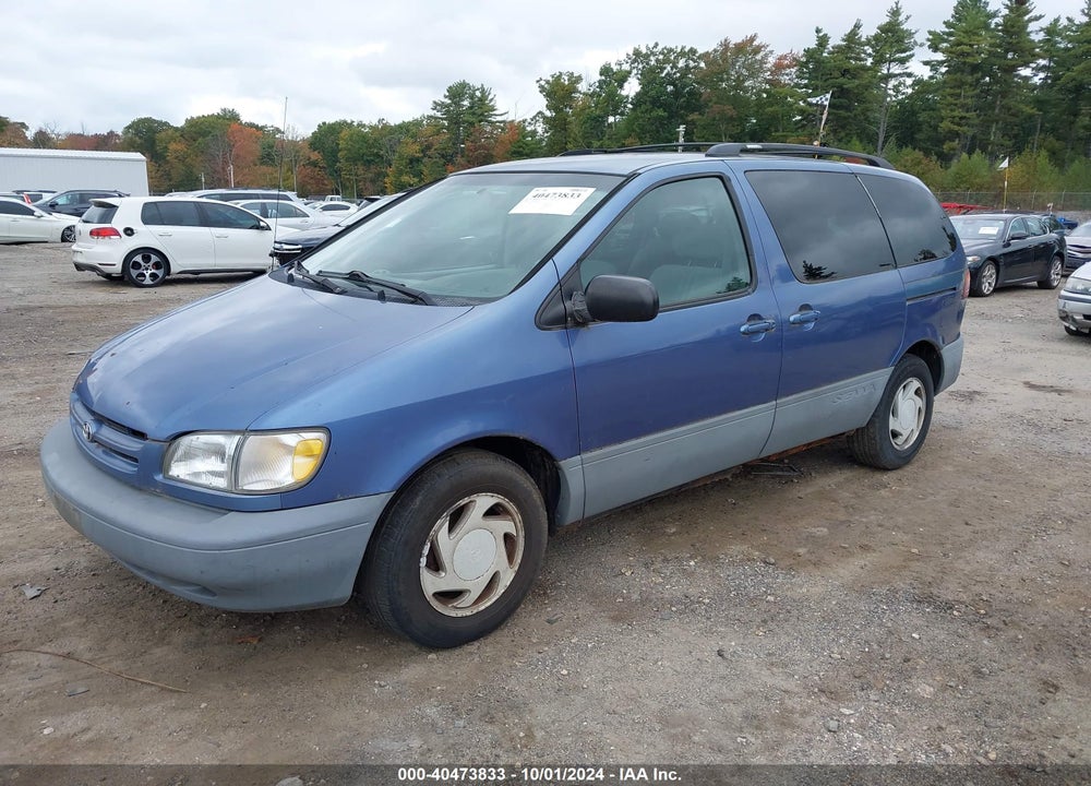 1998 TOYOTA SIENNA LE VIN: 4T3ZF13C6WU086677