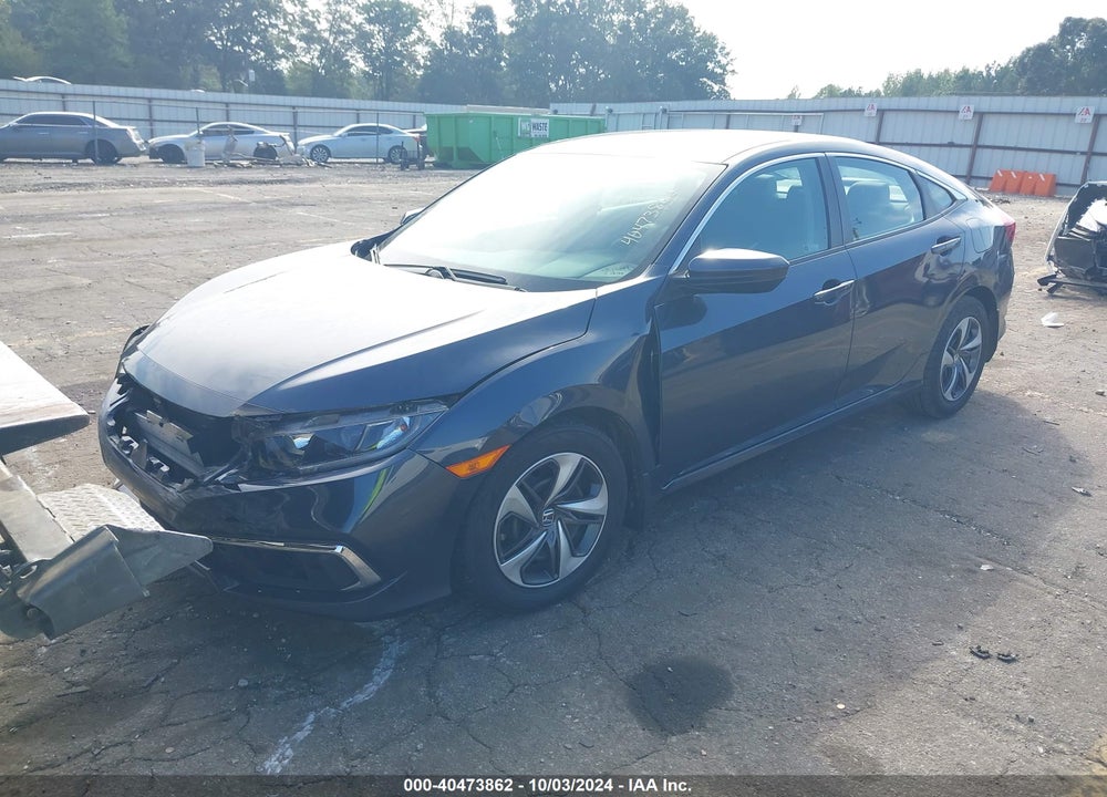 2019 HONDA CIVIC LX VIN: 19XFC2F6XKE013454