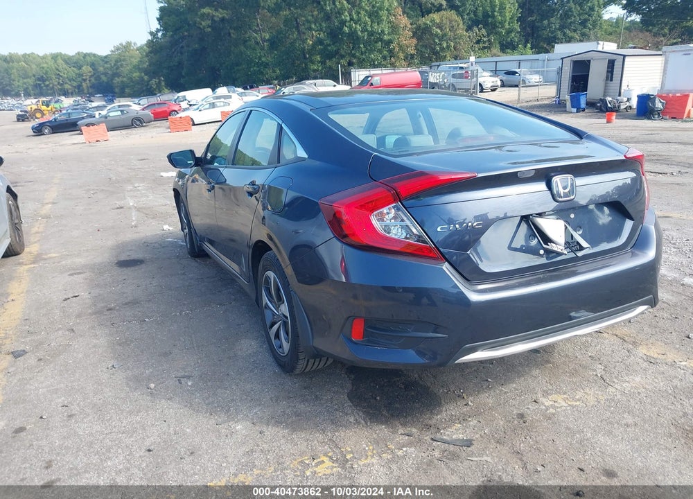 2019 HONDA CIVIC LX VIN: 19XFC2F6XKE013454