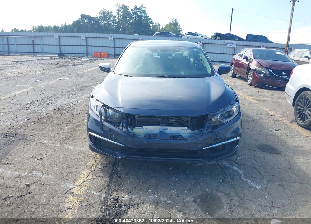 2019 HONDA CIVIC LX VIN: 19XFC2F6XKE013454