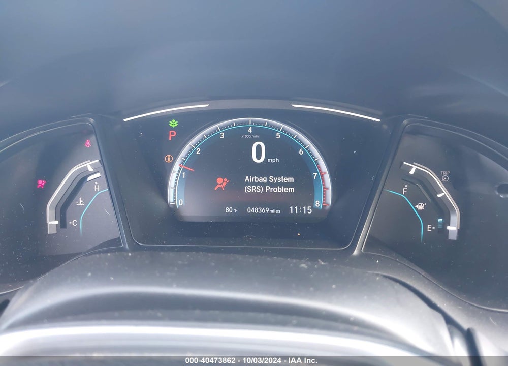 2019 HONDA CIVIC LX VIN: 19XFC2F6XKE013454