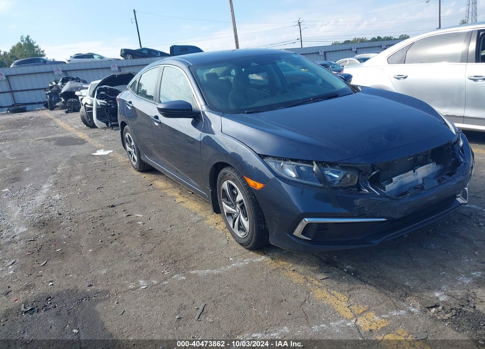 2019 HONDA CIVIC LX VIN: 19XFC2F6XKE013454