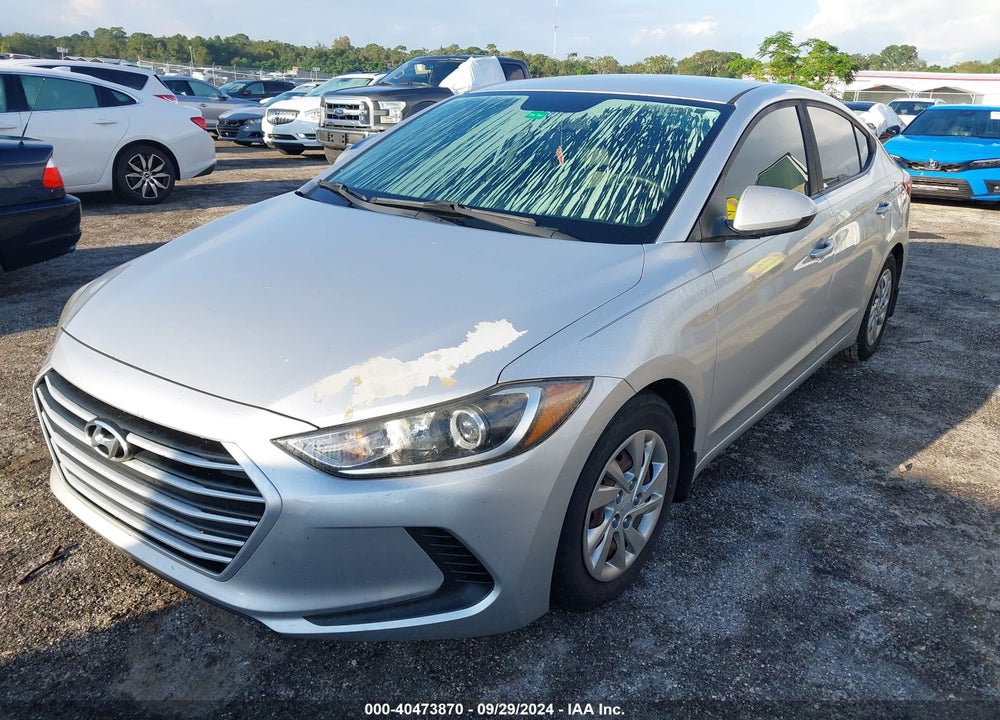 2017 HYUNDAI ELANTRA SE VIN: KMHD74LF3HU381072