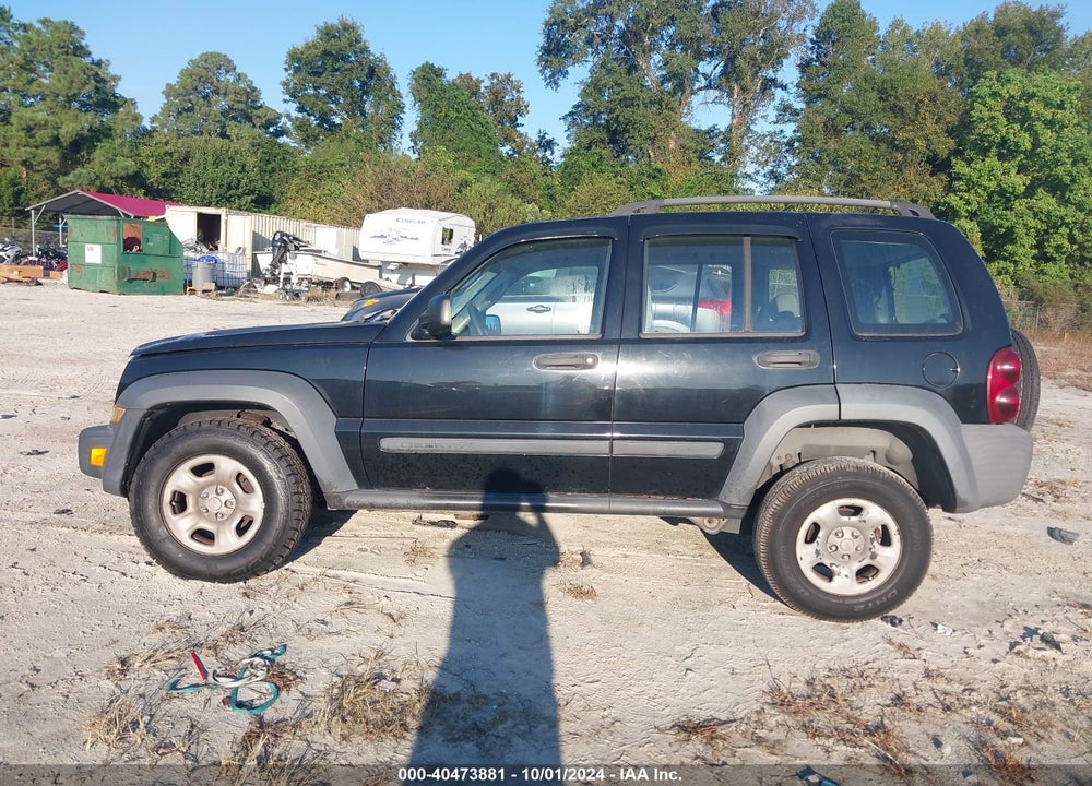 2006 JEEP LIBERTY SPORT VIN: 1J4GK48K56W268385