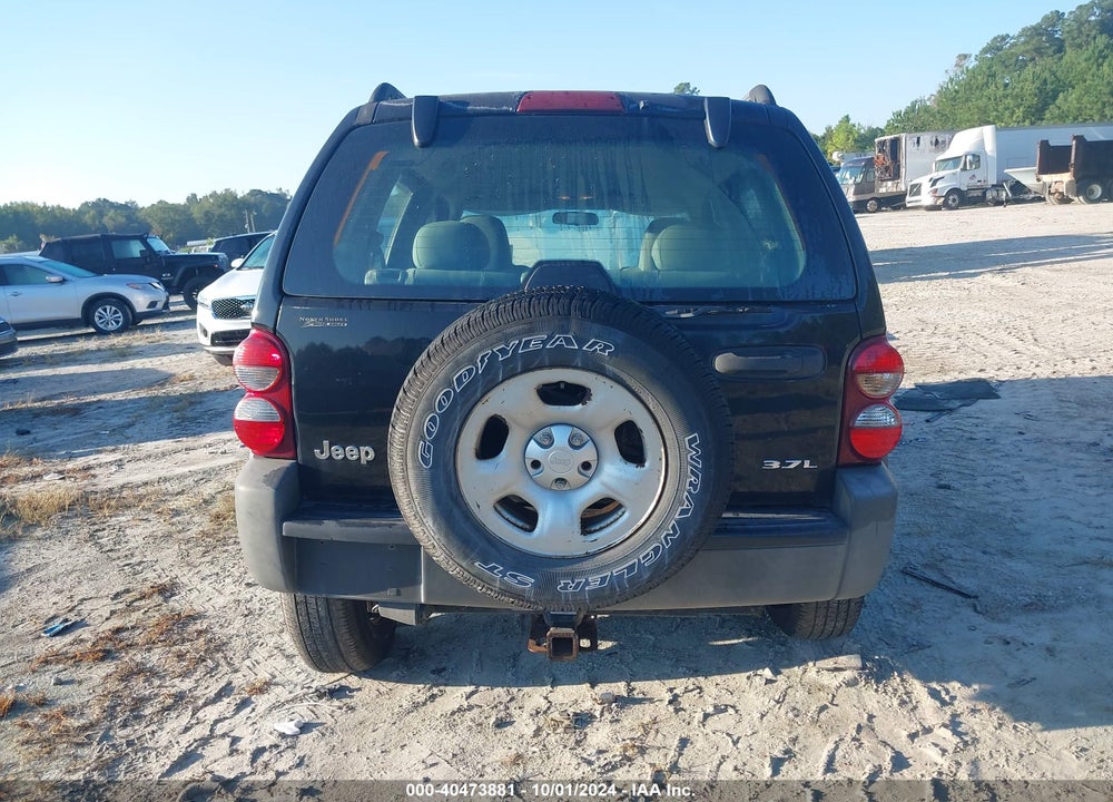 2006 JEEP LIBERTY SPORT VIN: 1J4GK48K56W268385