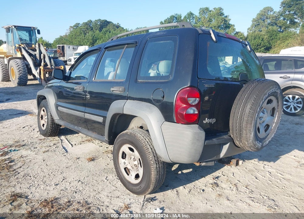 2006 JEEP LIBERTY SPORT VIN: 1J4GK48K56W268385