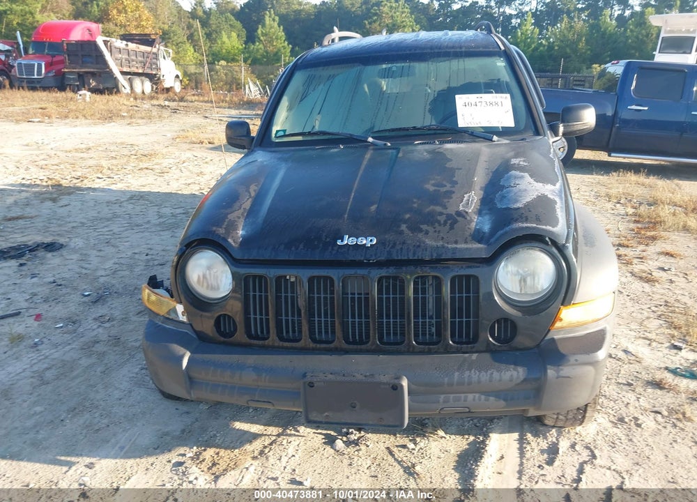 2006 JEEP LIBERTY SPORT VIN: 1J4GK48K56W268385