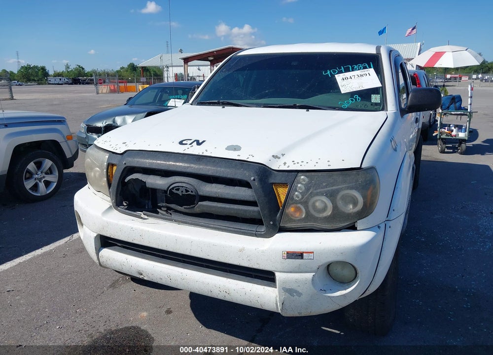 2008 TOYOTA TACOMA BASE V6 VIN: 3TMLU42NX8M020007