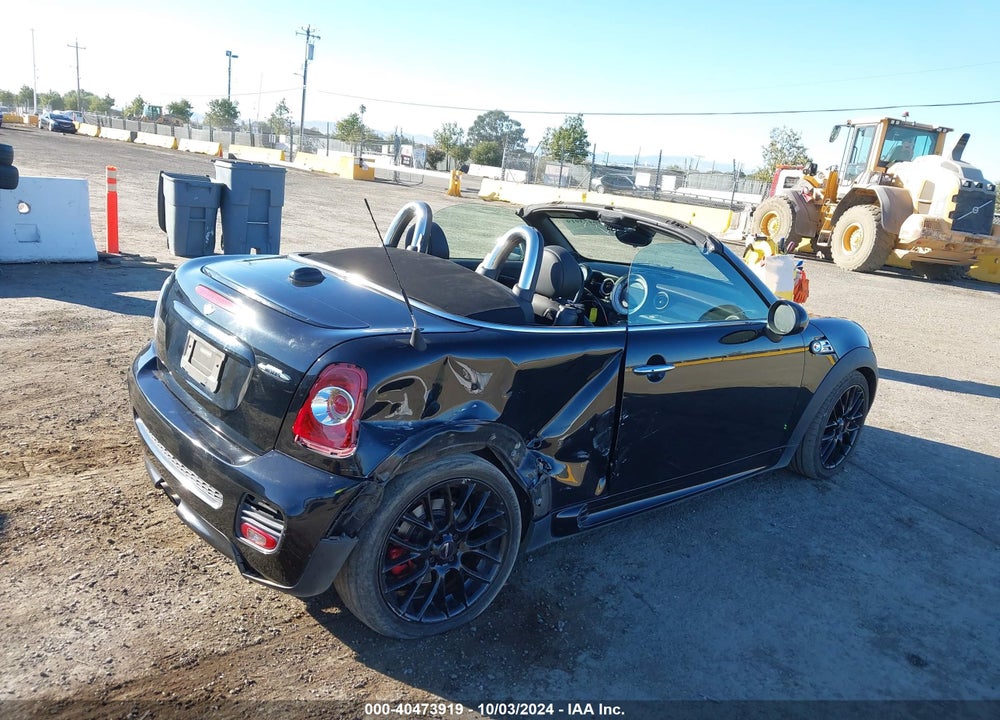 2013 MINI ROADSTER JOHN COOPER WORKS VIN: WMWSY9C52DT432541