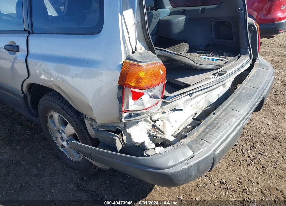 1999 SUBARU FORESTER L VIN: JF1SF6359XH727334