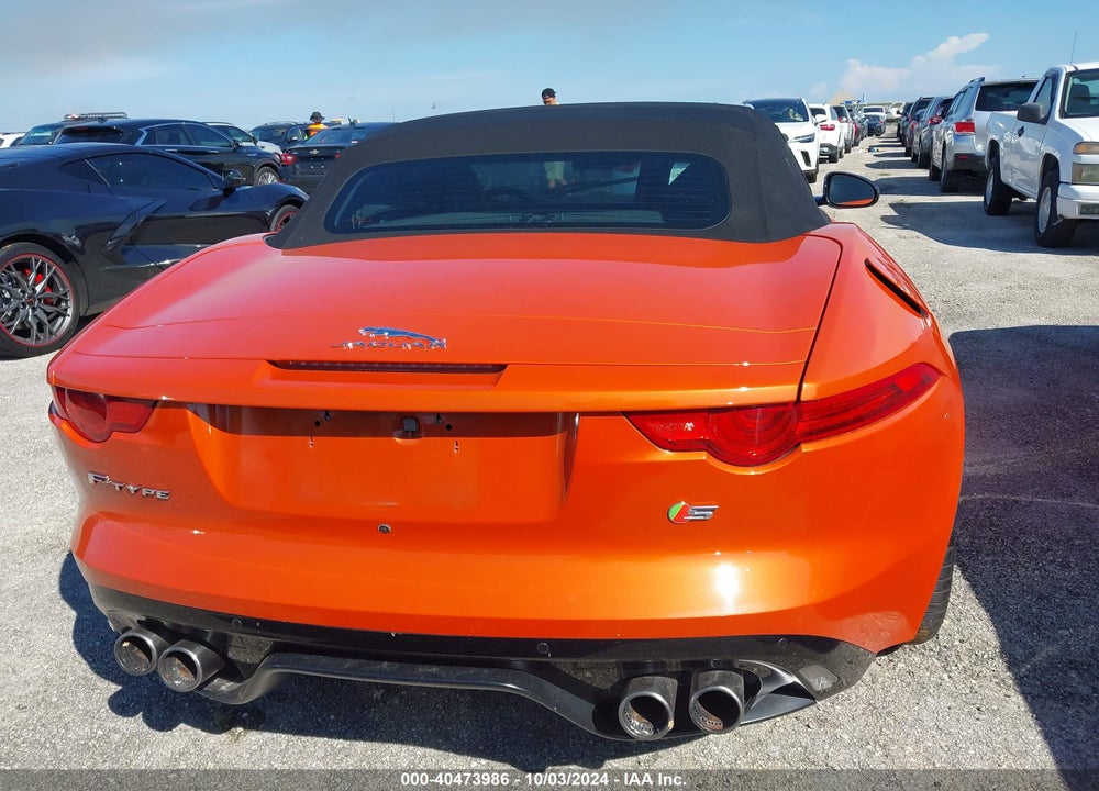 2014 JAGUAR F-TYPE V8 S VIN: SAJWA6GL9EMK01780