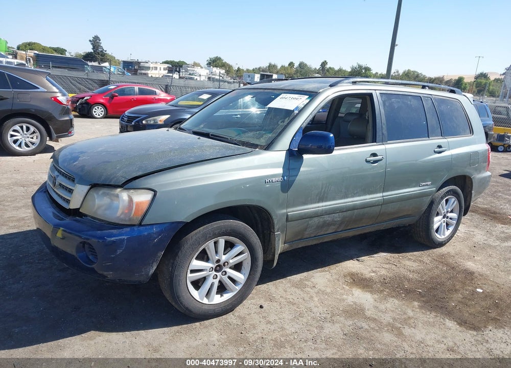 2007 TOYOTA HIGHLANDER HYBRID LIMITED V6 VIN: JTEEW21A570048333