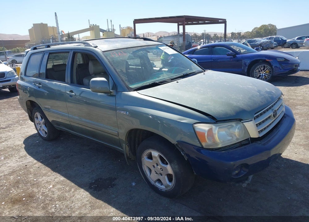 2007 TOYOTA HIGHLANDER HYBRID LIMITED V6 VIN: JTEEW21A570048333