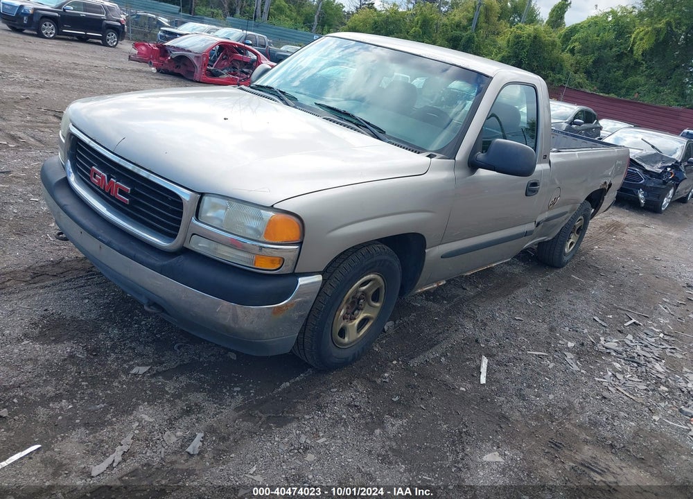 2002 GMC SIERRA 1500 SL VIN: 1GTEC14V22Z136816