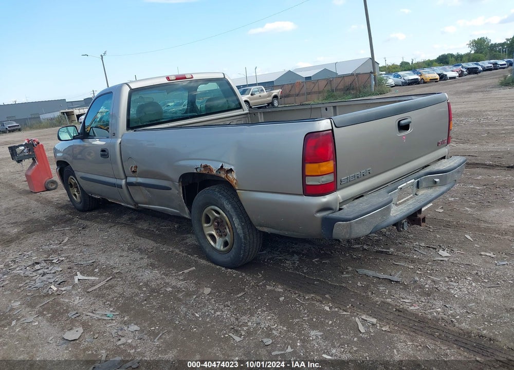 2002 GMC SIERRA 1500 SL VIN: 1GTEC14V22Z136816
