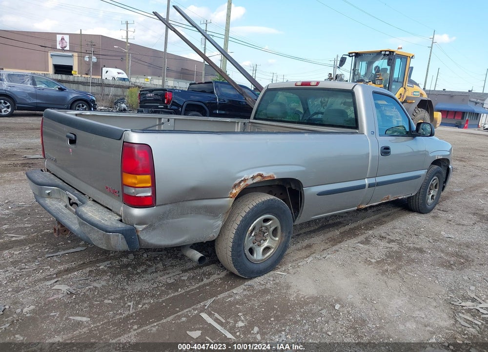 2002 GMC SIERRA 1500 SL VIN: 1GTEC14V22Z136816