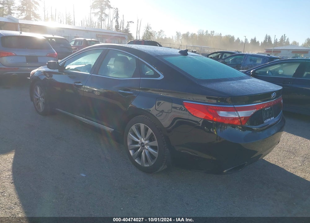 2012 HYUNDAI AZERA VIN: KMHFH4JG3CA172412