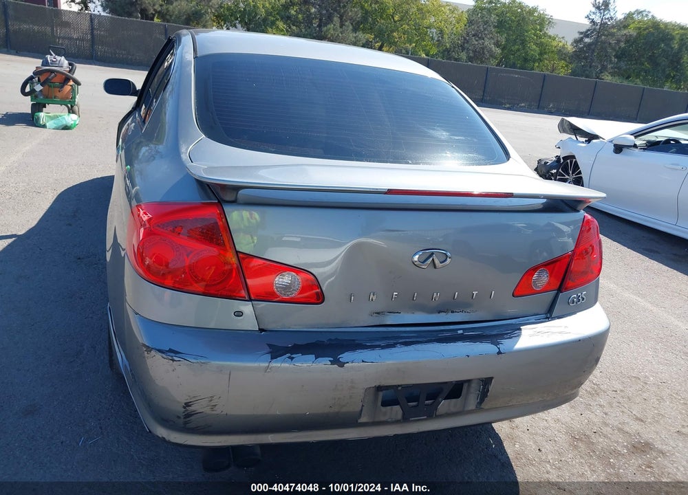 2006 INFINITI G35 VIN: JNKCV51E66M507684
