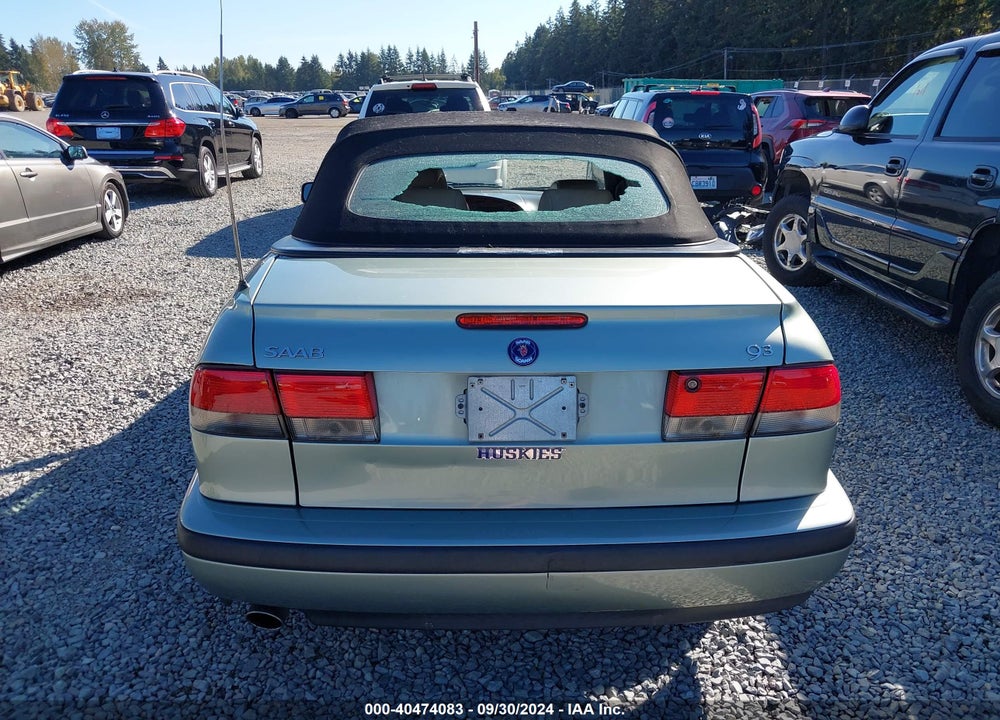 2000 SAAB 9 3 VIN: YS3DD78H8Y7007394