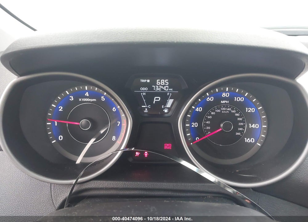 2013 HYUNDAI ELANTRA VIN: KMHDH4AE2DU941360