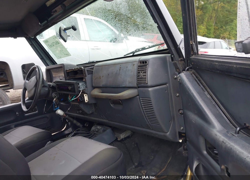 2002 JEEP WRANGLER SE VIN: 1J4FA29P42P724197