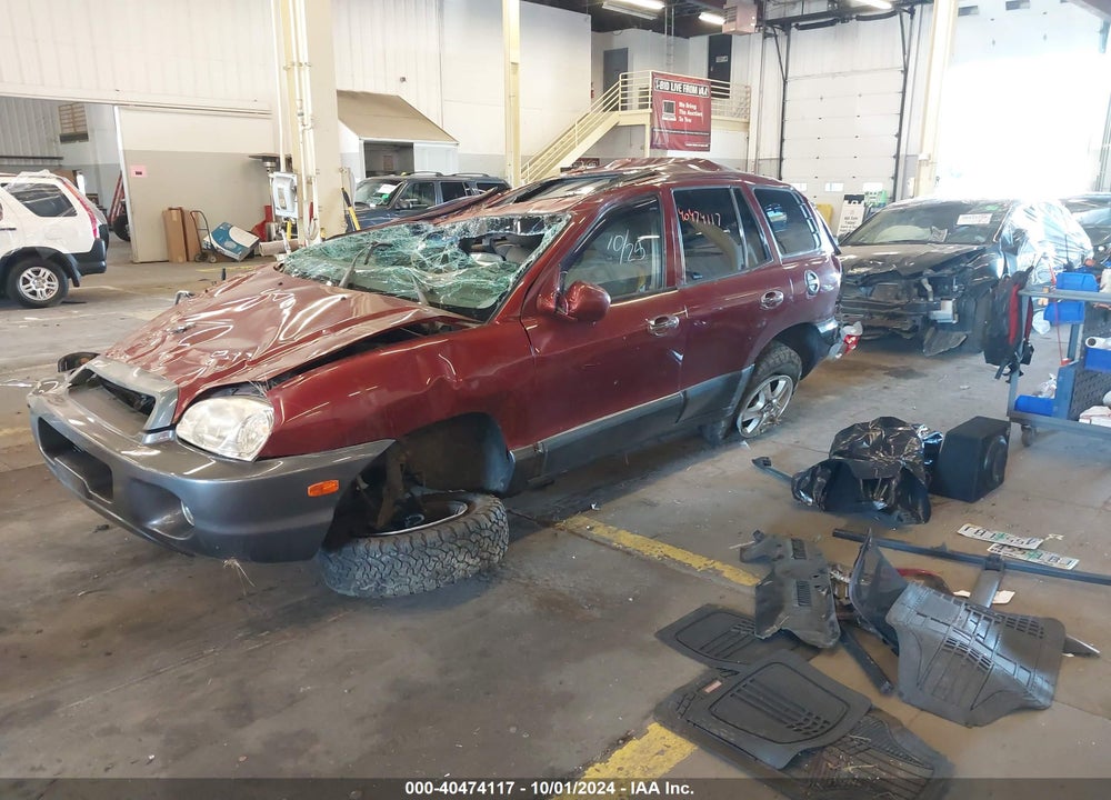 2004 HYUNDAI SANTA FE GLS/LX VIN: KM8SC73E54U836560