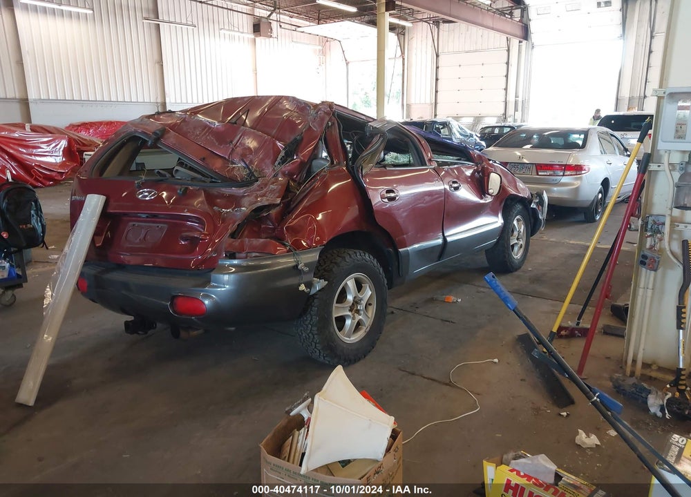 2004 HYUNDAI SANTA FE GLS/LX VIN: KM8SC73E54U836560