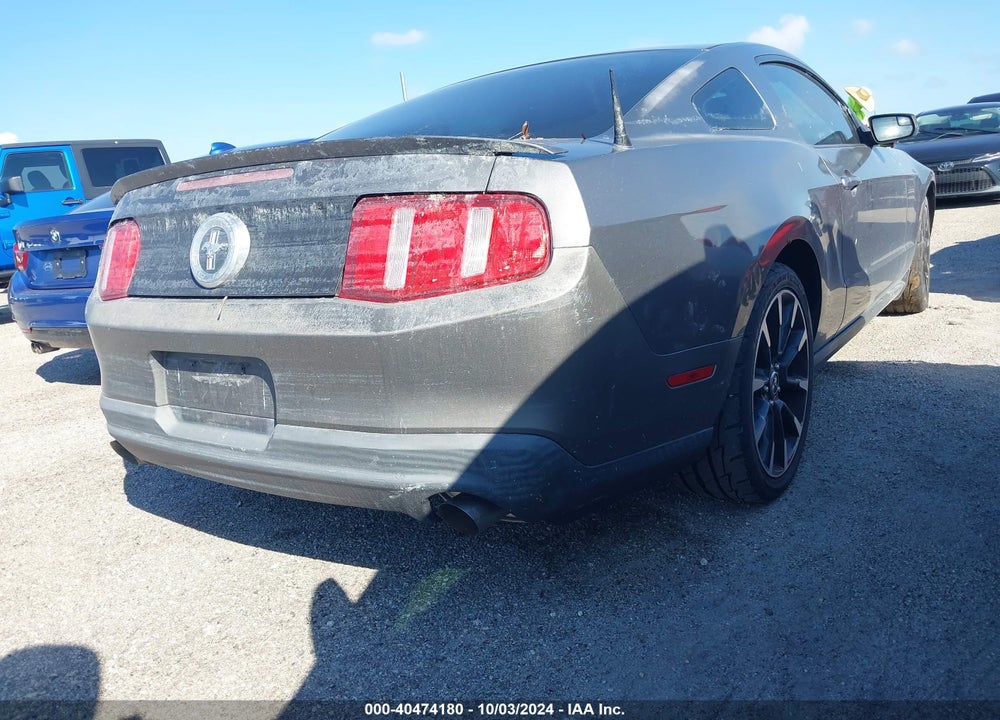 2011 FORD MUSTANG V6 PREMIUM VIN: 1ZVBP8AM1B5169998