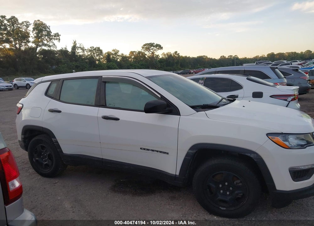 2018 JEEP COMPASS SPORT FWD VIN: 3C4NJCAB3JT227112
