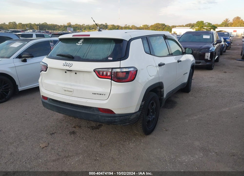 2018 JEEP COMPASS SPORT FWD VIN: 3C4NJCAB3JT227112