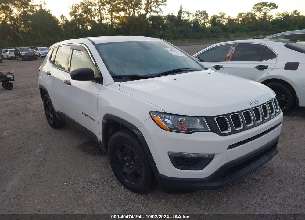2018 JEEP COMPASS SPORT FWD VIN: 3C4NJCAB3JT227112
