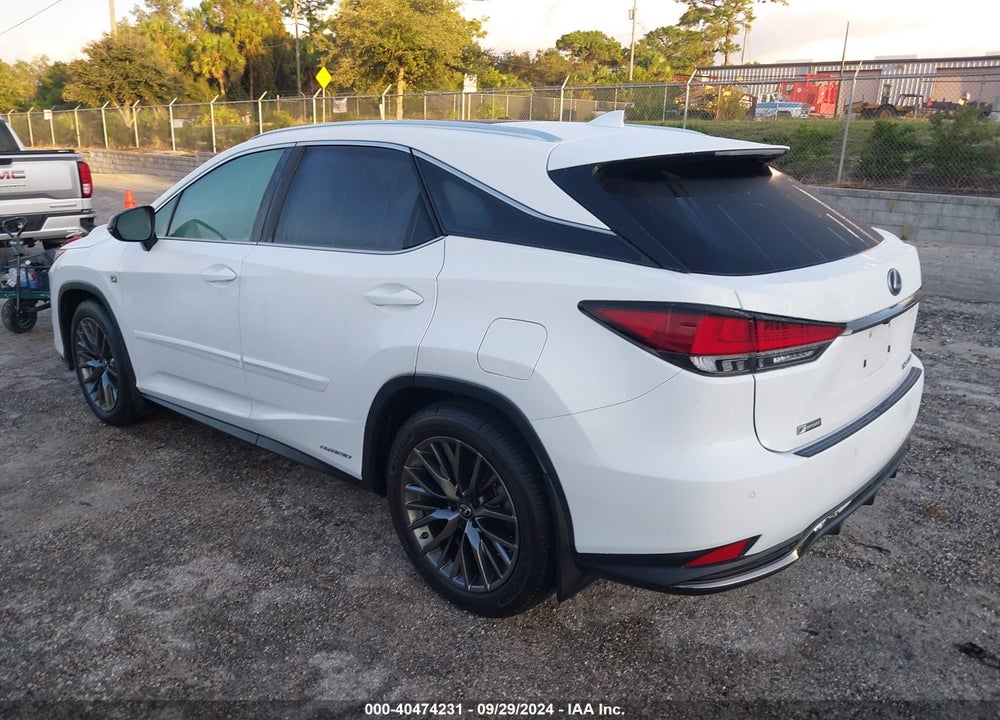 2020 LEXUS RX 450H F SPORT PERFORMANCE VIN: 2T2YGMDA8LC051440