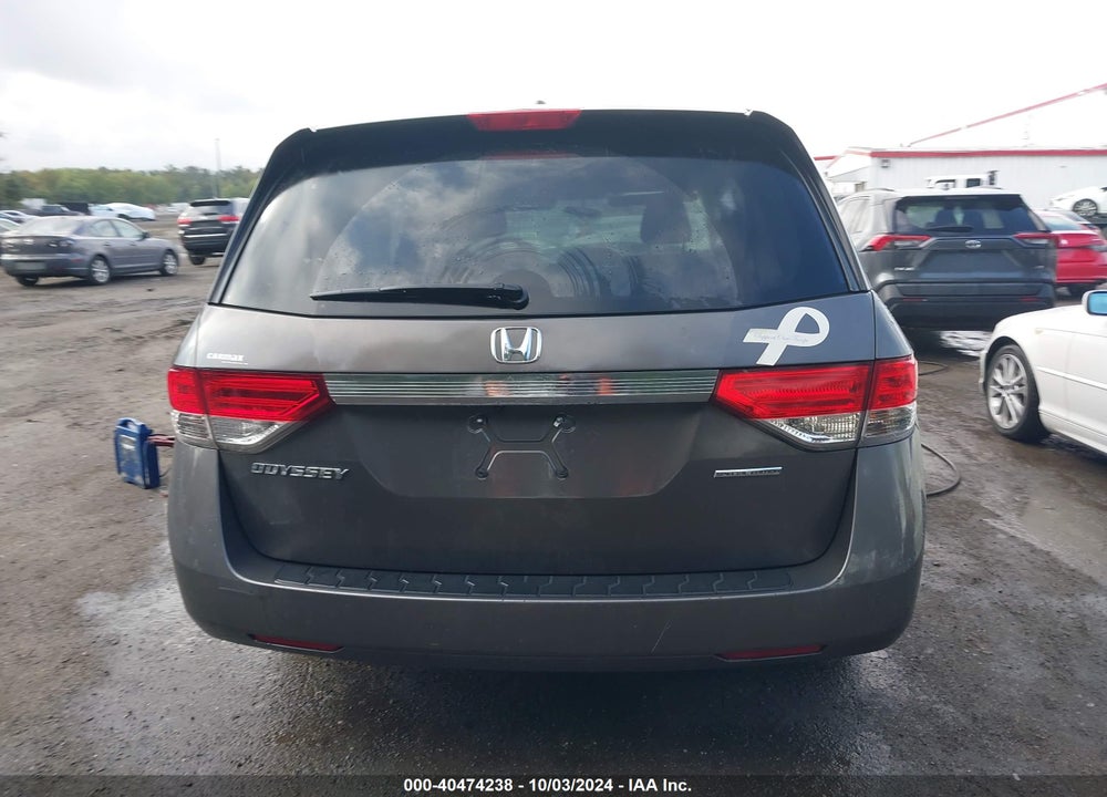2016 HONDA ODYSSEY SE VIN: 5FNRL5H35GB120611