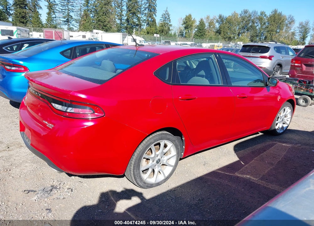 2013 DODGE DART RALLYE VIN: 1C3CDFBHXDD641683