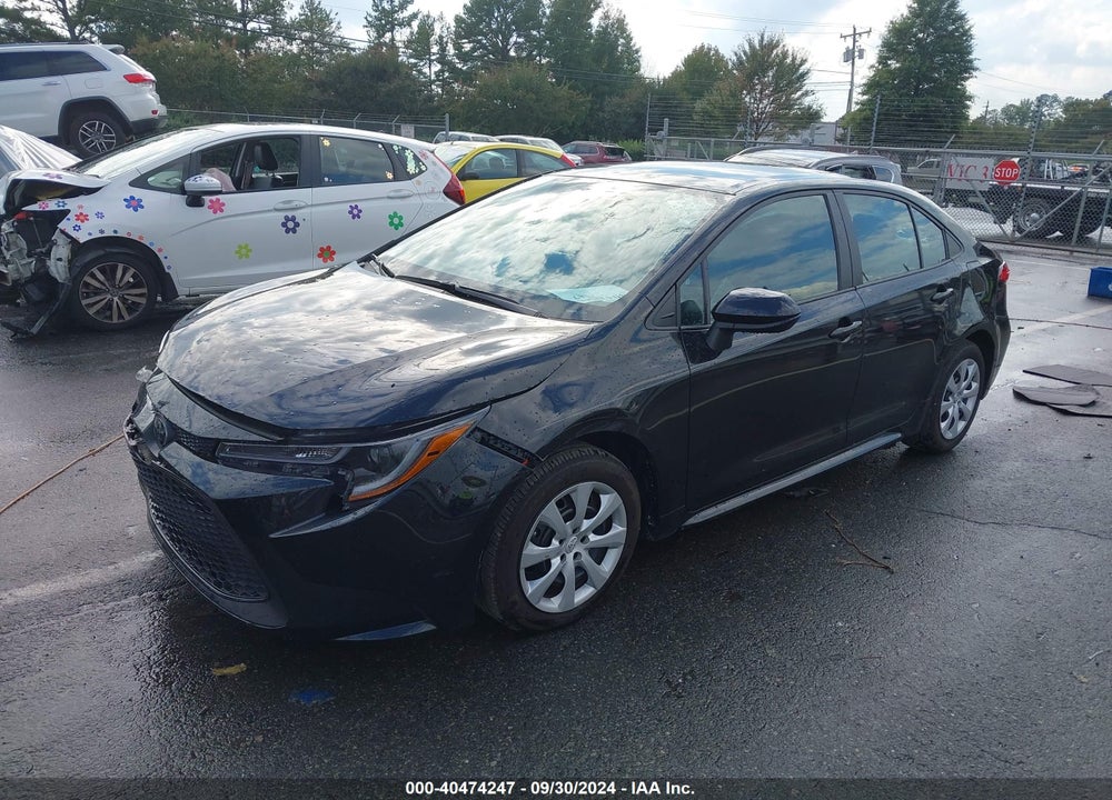 2022 TOYOTA COROLLA LE VIN: 5YFEPMAE7NP365985