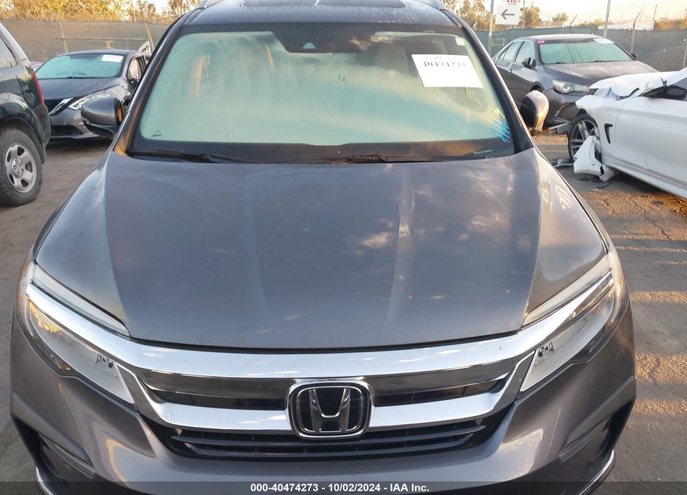 2019 HONDA PILOT TOURING VIN: 5FNYF5H63KB003731