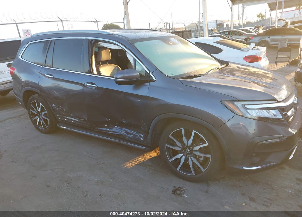 2019 HONDA PILOT TOURING VIN: 5FNYF5H63KB003731
