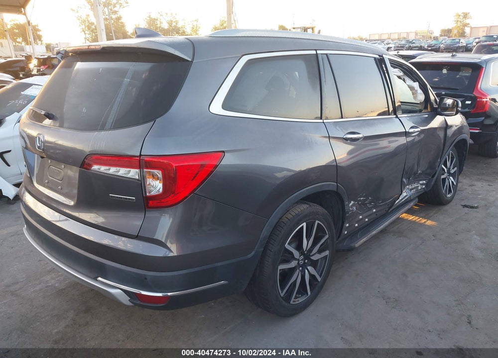 2019 HONDA PILOT TOURING VIN: 5FNYF5H63KB003731